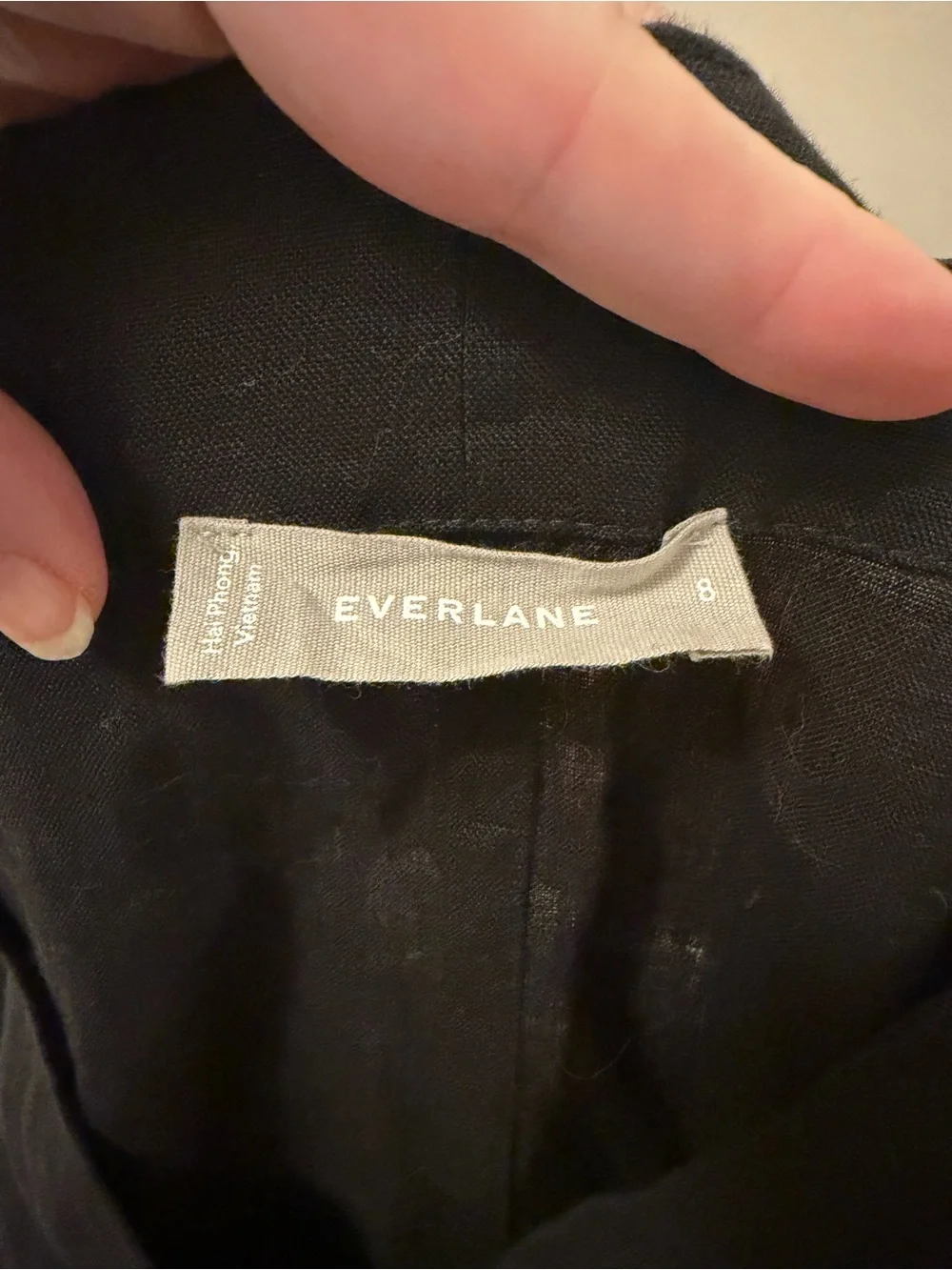 Everlane Wrap Jumpsuit in Linen